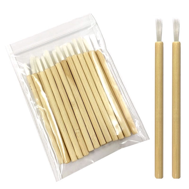 Bamboo Clear Brushes (50 pcs/pack)