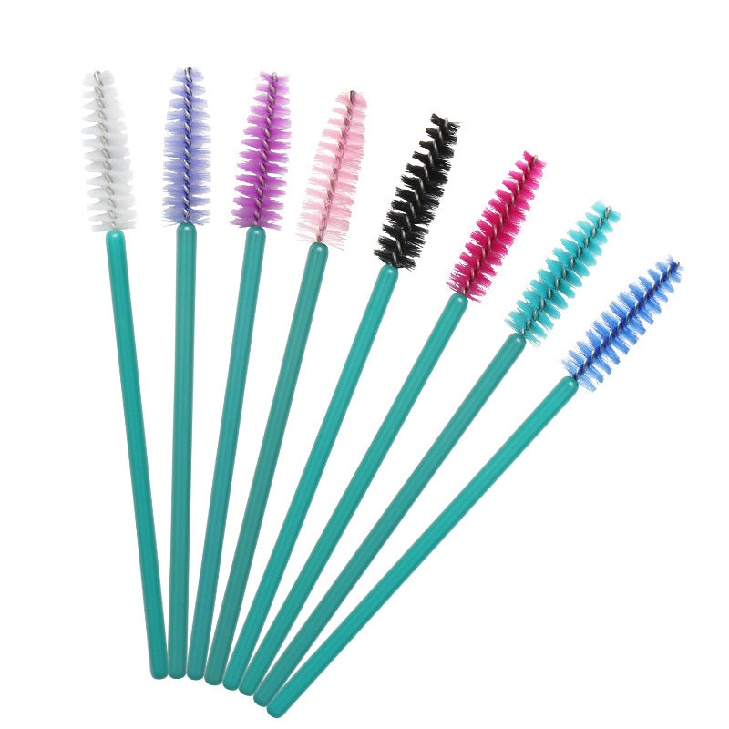 Eyelash Extensions Green Pole Mascara Brush 50 pcs/Pack