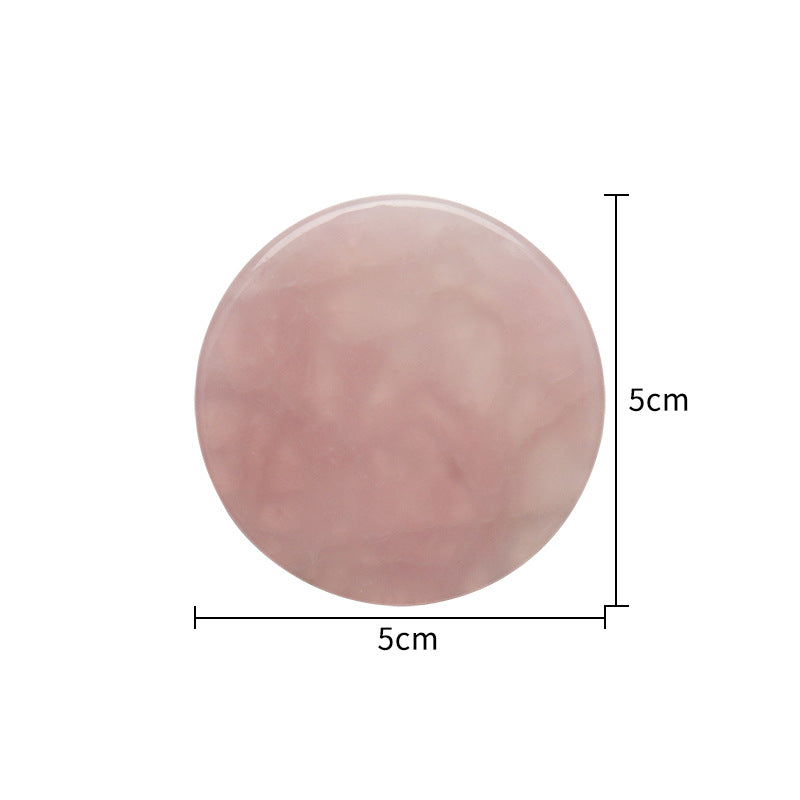 Pink Jade Stone Glue Pallet Holder for Eyelash Extensions/1PC