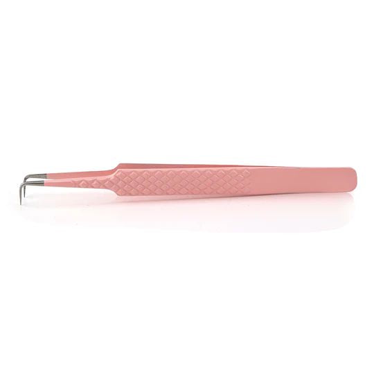 PINK-07  90 Degree Tweezer