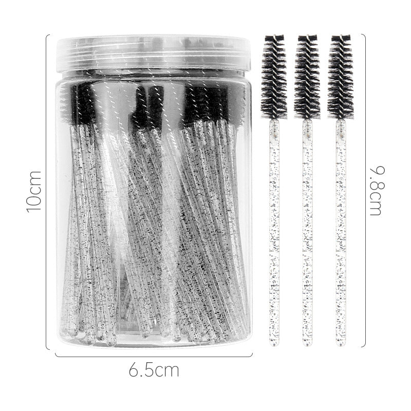 Box Eyelash glitter mascara brush 100 pcs/box