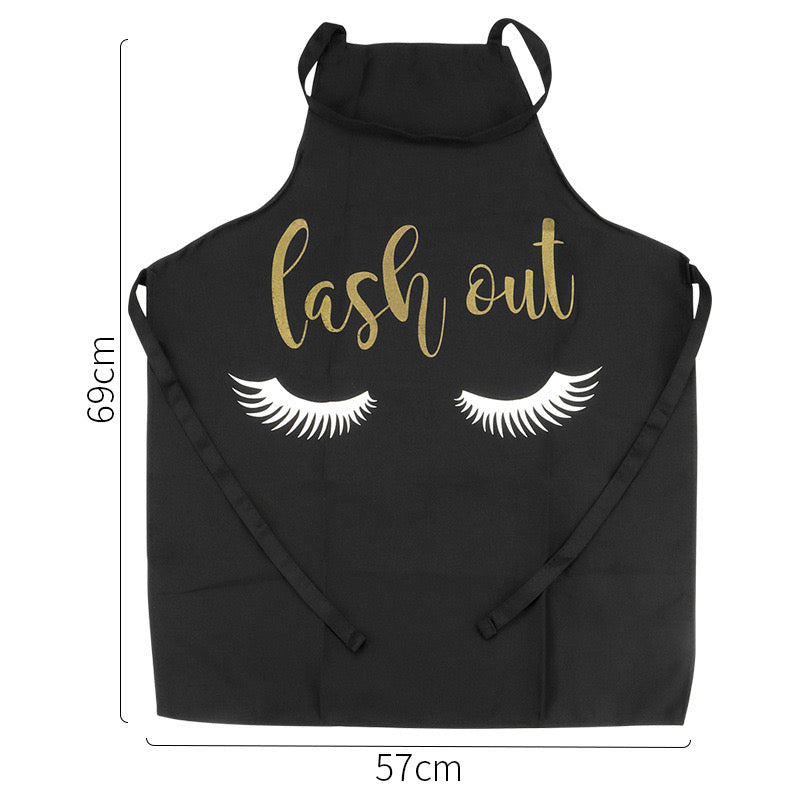 Embroidered Apron For Eyelash Artist