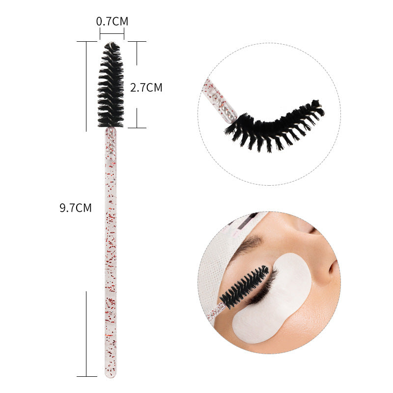 Eyelash Glitter Mascara Brush 50 pcs/Pack