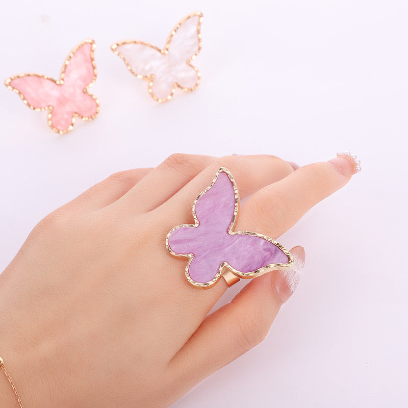 Butterfly-Shape GLUE RING PALLET FOR EYELASHES EXTENSION